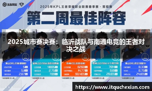 2025城市赛决赛：临沂战队与南通电竞的王者对决之战